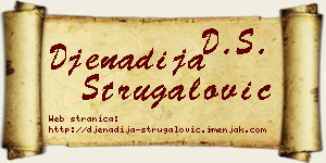 Đenadija Strugalović vizit kartica